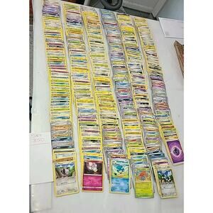 Set Lot Of 350 Pokemon Cards Lot Good Condition.
